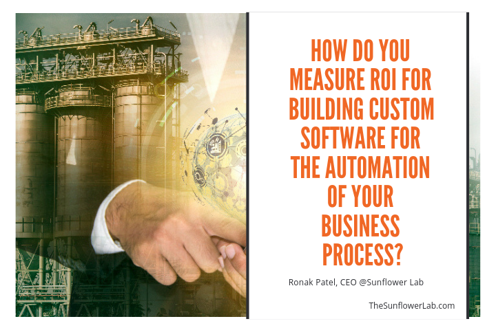 How do you measure ROI for building custom software for the automation of your business process_