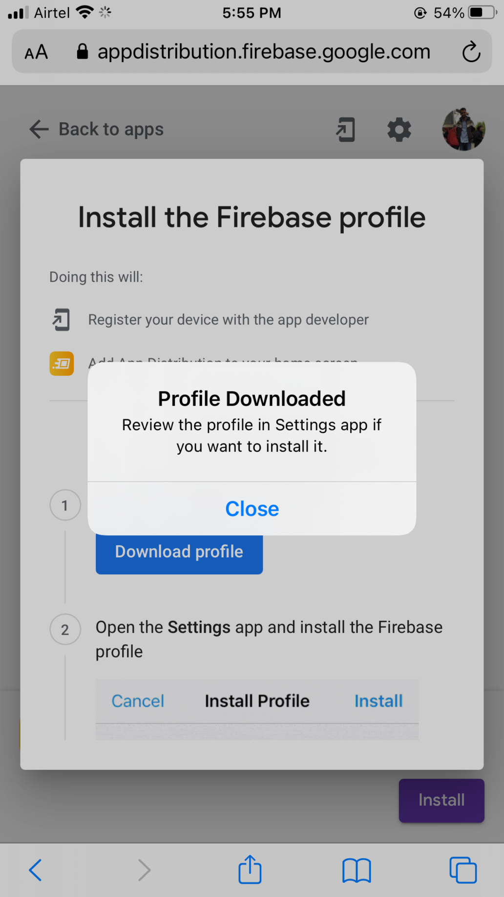 firebase app distribution ios 4