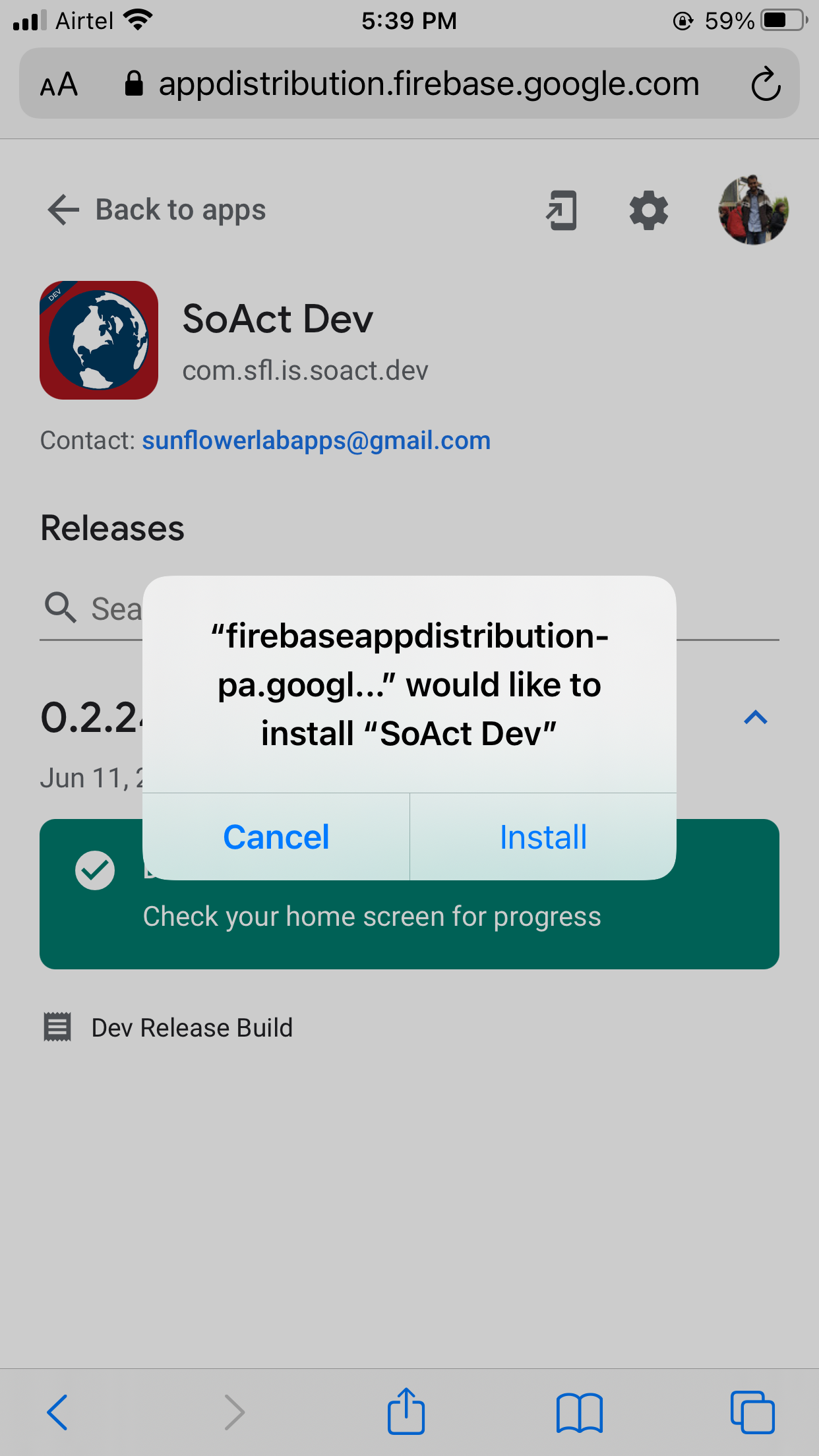 firebase app distribution ios 8