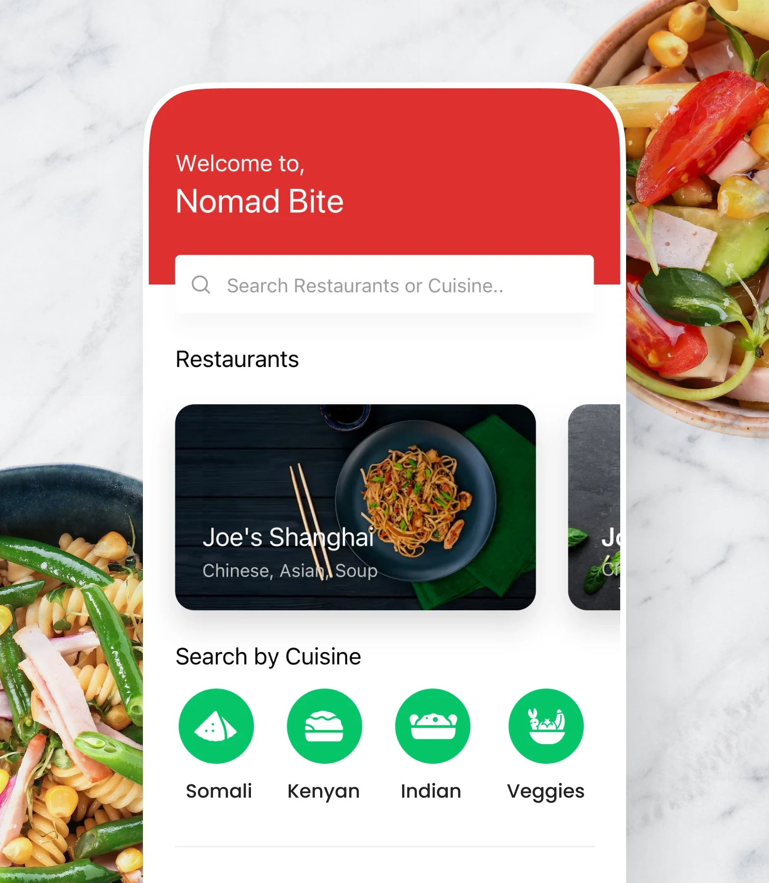 Nomad Bite is a Food Delivery Software in Africa