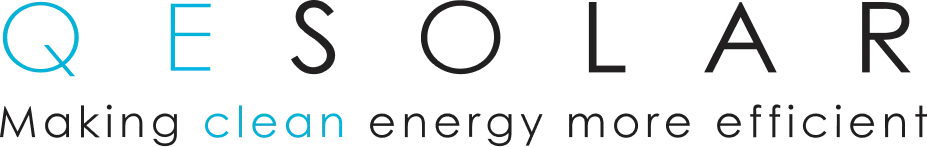 QE solar logo