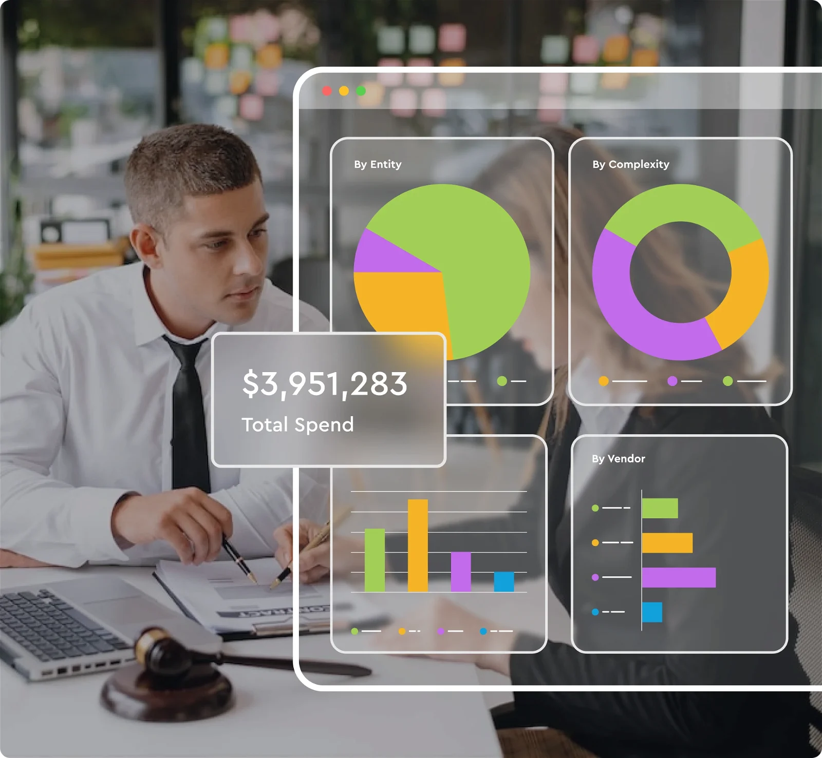 Developing analytics solution that helps your clients to gain visibility into their litigation spend.