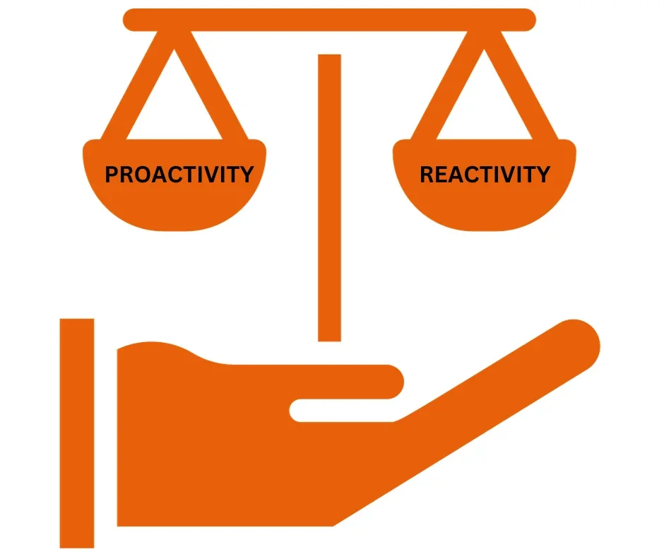 proactive and reactive balance in product development