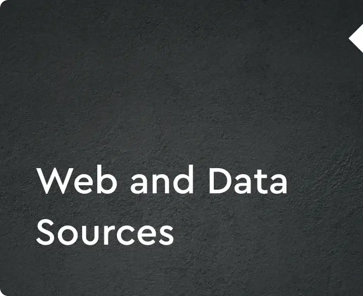 Web and Data Sources