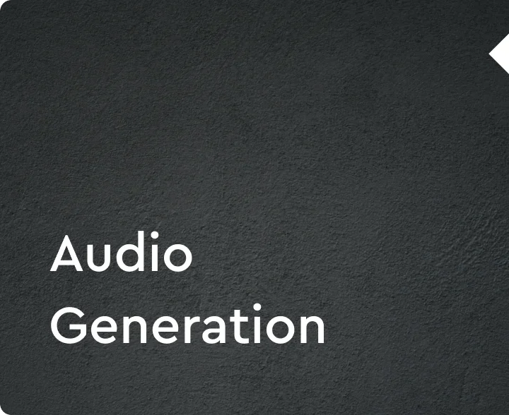 Audio Generation