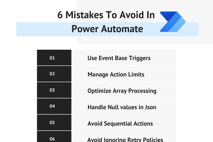 Common Power Automate Mistakes To Avoid